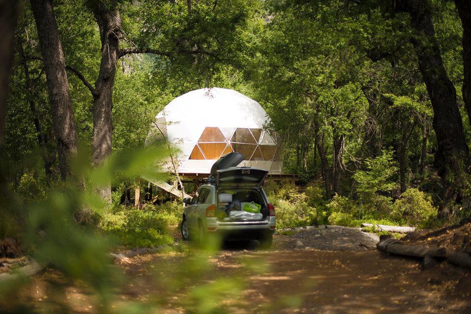 Glamping Domos Treepod Hotel Las Trancas Exterior foto